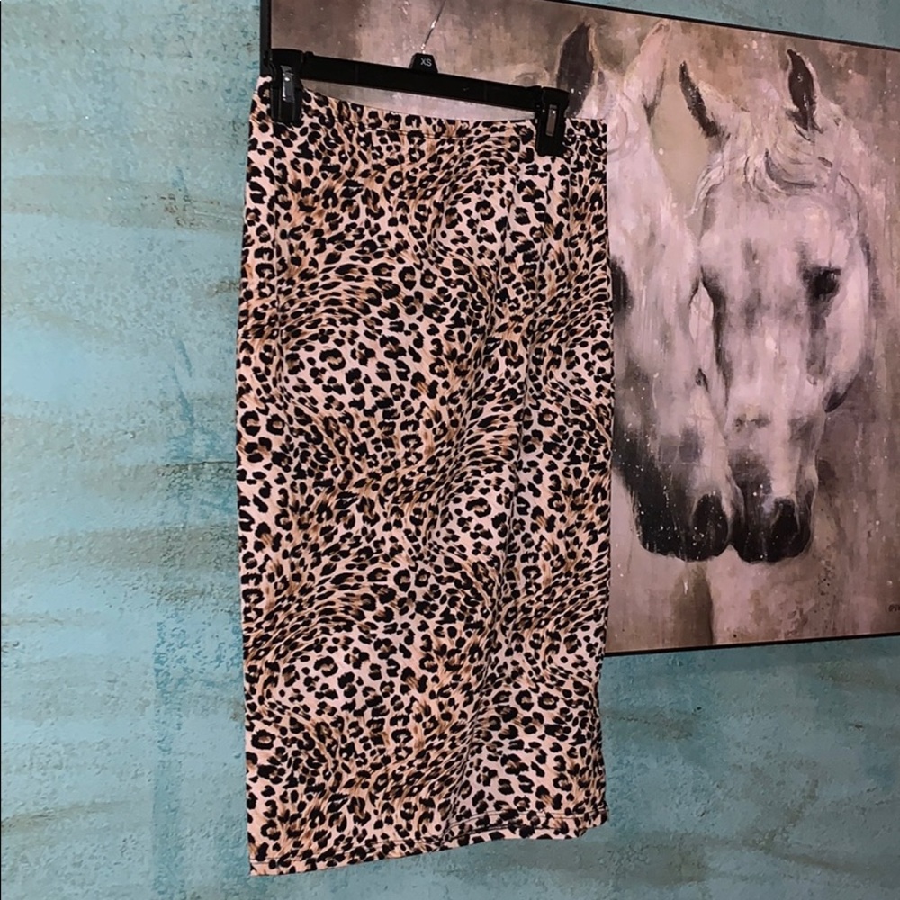 Cheetah skirt
